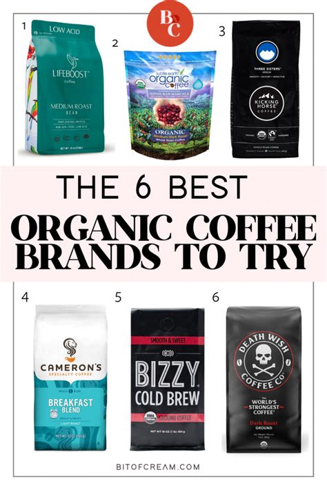 6 Best Organic Coffee Brands to Try - BIT OF CREAM