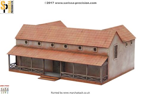 ROMAN VILLA 28mm Laser cut MDF scale Building J022 – ARCANE Scenery and ...