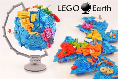 LEGO Earth: Globe & Map 2-in-1 | Vote on LEGO Ideas - ideas.… | Flickr