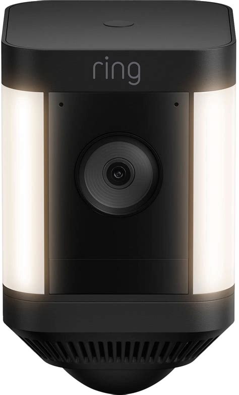 Ring Spotlight Cam Plus Outdoor/Indoor Wireless 1080p Battery Surveillance Camera Black ...