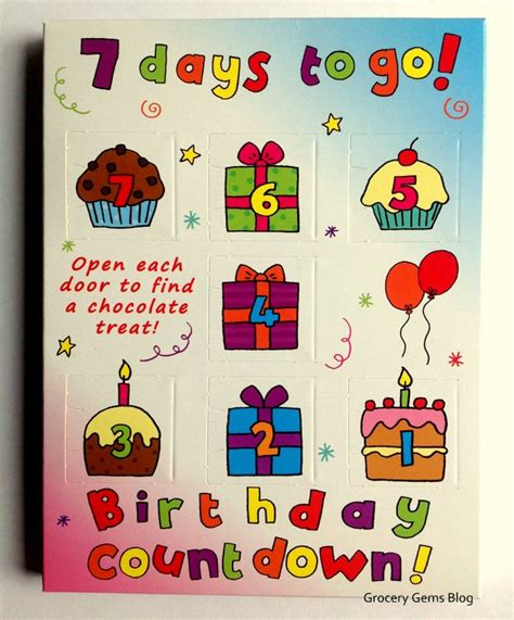 Grocery Gems: 7 DAYS TO GO Chocolate Countdown Calendar Review