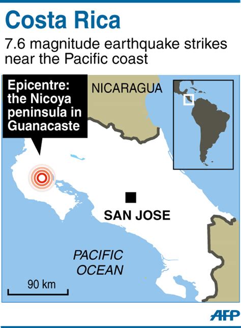 Tsunami warning cancelled after Costa Rica quake—US | Inquirer News