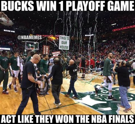 Perfect Meme to Describe How Pathetic the Milwaukee Bucks Celebration Was