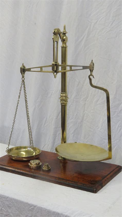 Antiques Atlas - Pair Of Brass Sweet Shop Scales