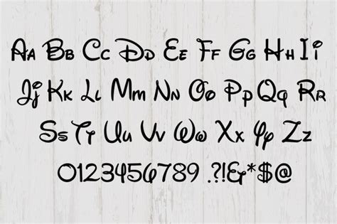 Disney Font For Cricut | vlr.eng.br