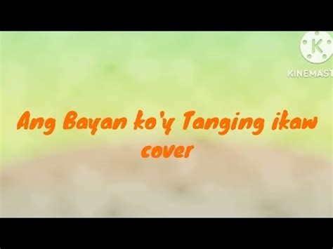 Ang bayan koy tanging ikaw Pilipinas - YouTube