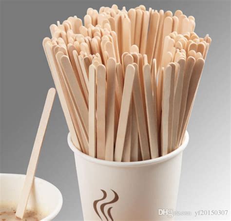 Wooden Coffee Stirrers for Paper Coffee Cups, Cup Sticks 140mm | EasyDabba.com