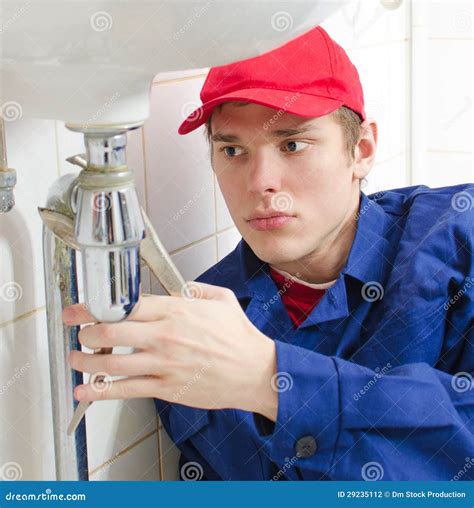 Plumber In Uniform Stock Photography - Image: 29235112