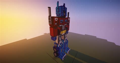 Optimus Prime Transformed Minecraft Map