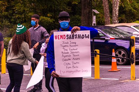 EndSARS Protest at the Nigerian Embassy in Atlanta (Photos) - Politics - Nigeria