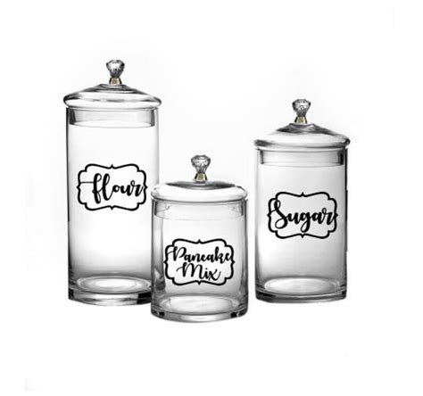 Canister Labels - Etsy