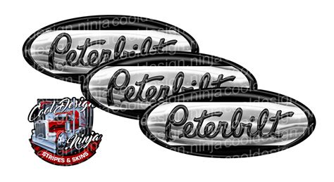 Chrome Bar Peterbilt Emblem Skins – Cool Design Ninja