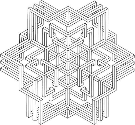 Get This Printable Geometric Coloring Pages 14691