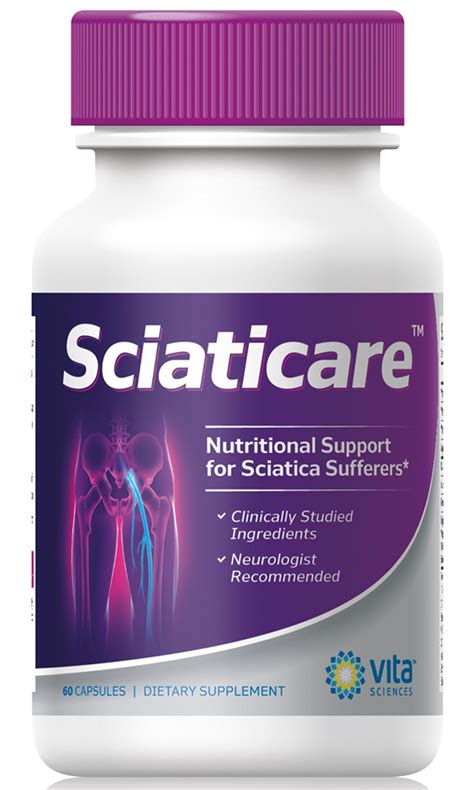 Buy Sciatica Nerve Pain Relief Supplement Vitamins with Natural R-ALA Form 10X STRENGTH, NOT ...