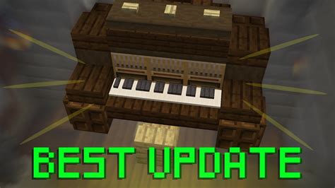 WORKING Piano in new Minecraft snapshots! - YouTube