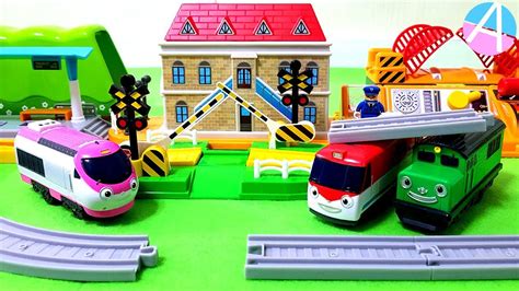 TITIPO TITIPO together Make Train Rail-road Play Toys - YouTube