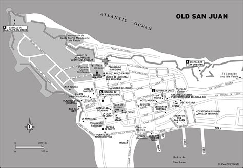 map-of-old-san-juan - Tour Old San Juan