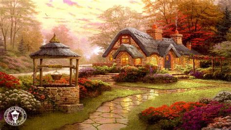 Thomas Kinkade Fall Wallpaper - WallpaperSafari