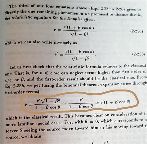 special relativity - Transverse Relativsitic Doppler Effect - Physics ...