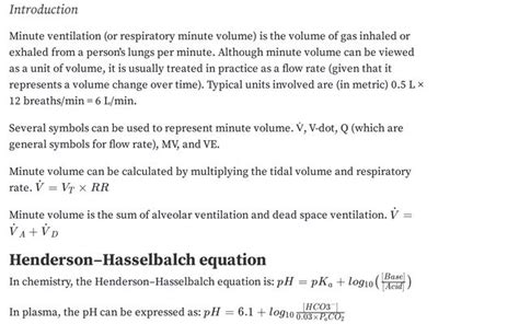 Minute ventilation and pH / Sami Safadi | Observable