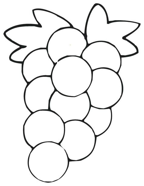 Bunch Of Grapes Drawing at GetDrawings | Free download