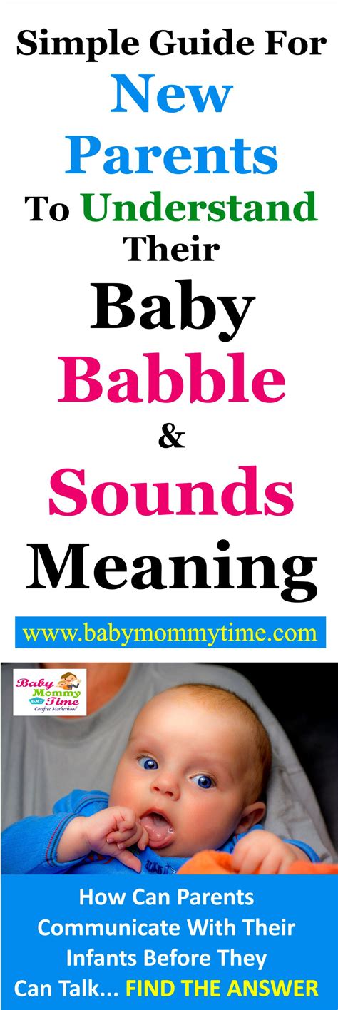 How Parents Can Understand their Baby Babble & Sounds Meaning | Practical parenting, Baby ...