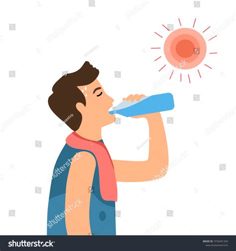 189 Strong Man Drink Water Cartoon Images, Stock Photos & Vectors | Shutterstock