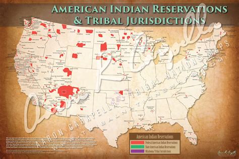 Indian Reservations In USA Map | Printable Map Of USA