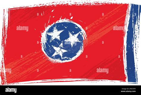 Grunge Tennessee state flag Stock Vector Image & Art - Alamy