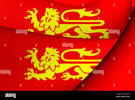 Flag of Normandy. Close Up Stock Photo - Alamy