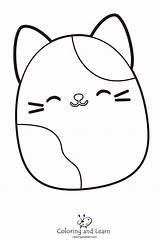 Squishmallows Coloring Pages FREE 2025  And Learn sketch template
