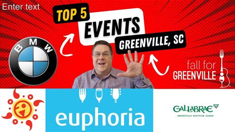 The 5 BIGGEST Events in Greenville SC - YouTube