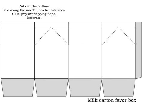 Milk Carton Box Template by desdainart on DeviantArt