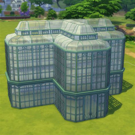 Greenhouse Build Set · Sims 4 CC Objects