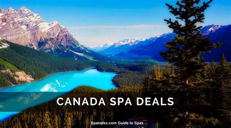 Canada Spa Deals - Spa Packages - Spa Getaways - Coupons