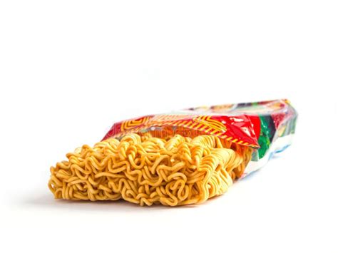 Instant Noodles with Package Stock Image - Image of eating, japanese: 19858305