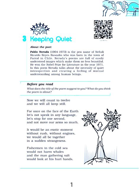 EduRankers: Keeping Quiet;NCERT Solutions and Summary for Class 12