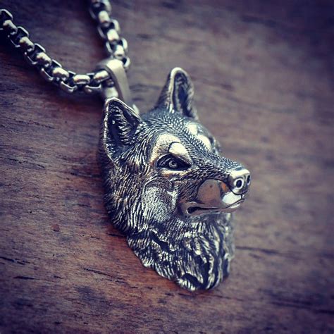 Wolf Jewelry Wolf necklace Werewolf pendant Werewolf jewelry