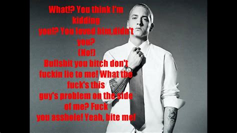 Eminem-Kim Lyrics - YouTube