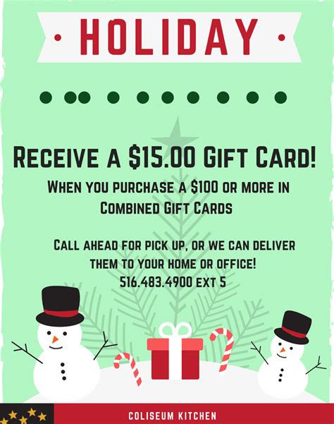 holiday-gift-card – Coliseum Kitchen & Caterers