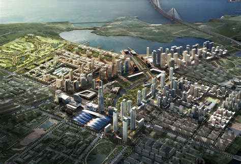 Songdo, eco smart city by Kohn Pedersen Fox in Korea