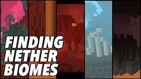 How To Find Nether Biomes In Minecraft 1.16 - YouTube