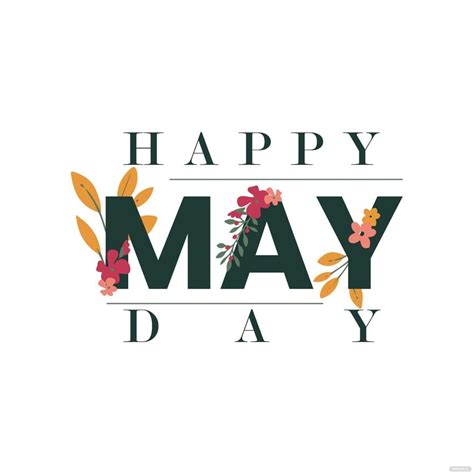 Happy May Day Clipart in Illustrator, SVG, EPS, PNG, JPG - Download | Template.net