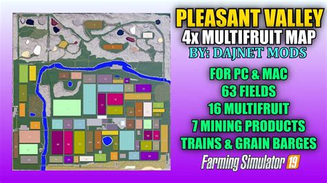 Fs19 Pleasant Valley Map