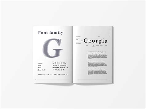 GEORGIA // Serif Typeface :: Behance