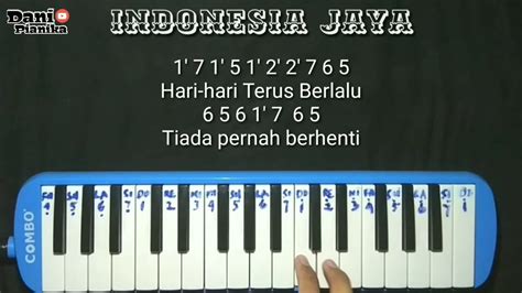 Indonesia Jaya | Mudah - Not pianika Chords - Chordify