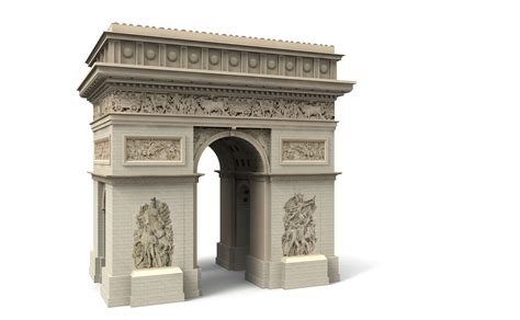 Arc d Triomphe Paris 3D model | CGTrader