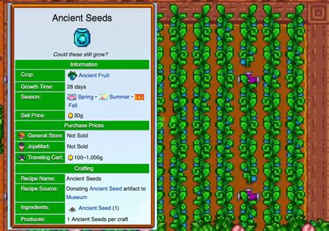 7 Ancient Seed Acquisition methods in Stardew Valley