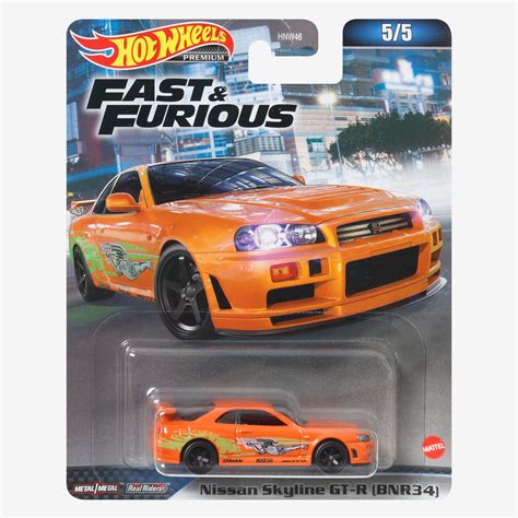 Hot Wheels Fast and Furious Premium Series, Nissan Skyline GTR, hot ...