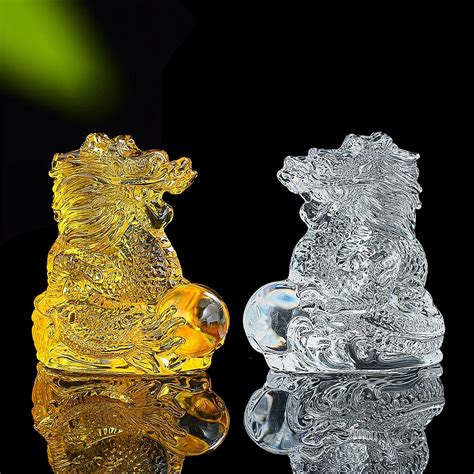 Multi-colored Miniature Crystal Dragon Figurine – HighEmporium.com